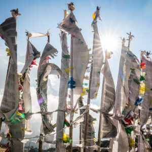 prayer flags in nepal